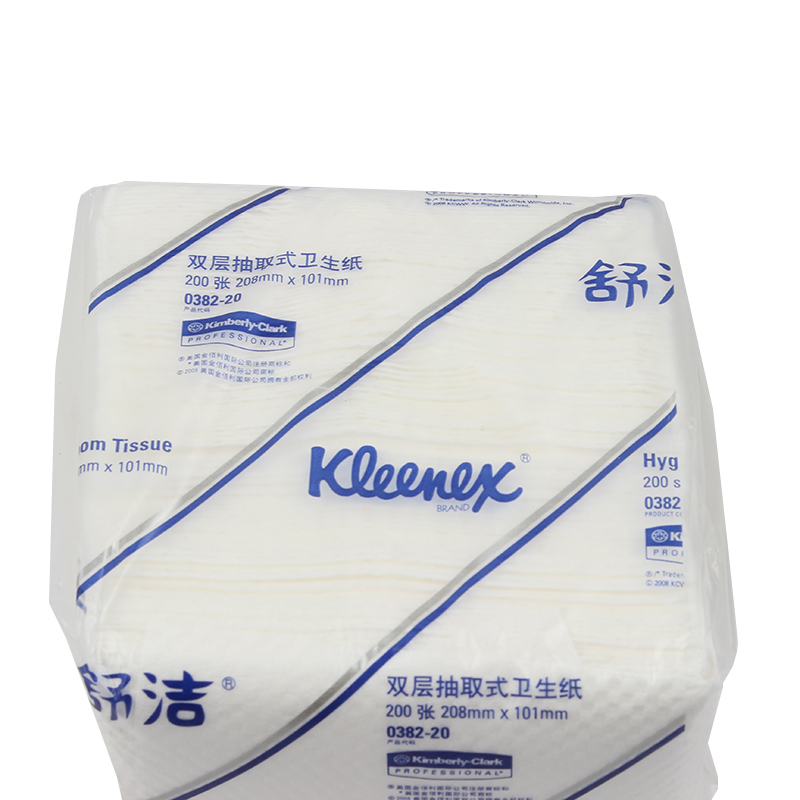 KIMBERLY-CLARK/金佰利 0382-20 舒洁双层抽取式卫生纸