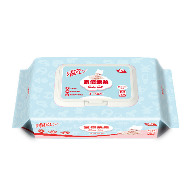 清风BWBI80婴儿湿巾 80片/包