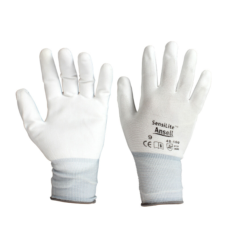 Ansell安思尔 SensiLite 48-100 PU涂层精细操作手套