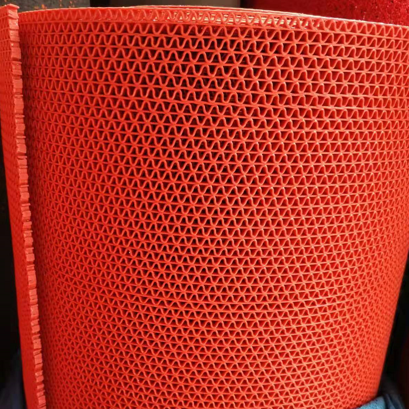百劳汇 红色镂空防滑垫200*60*0.5cm