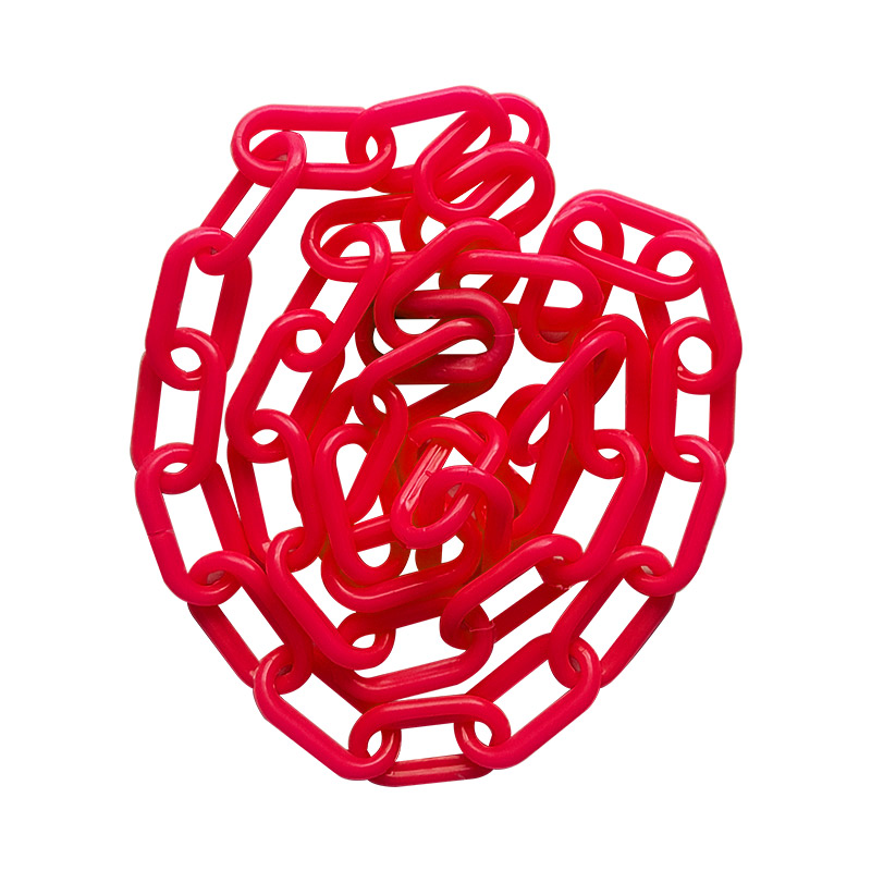 宝世安 塑料雪糕筒链接路锥链条 310870 25米 红色
