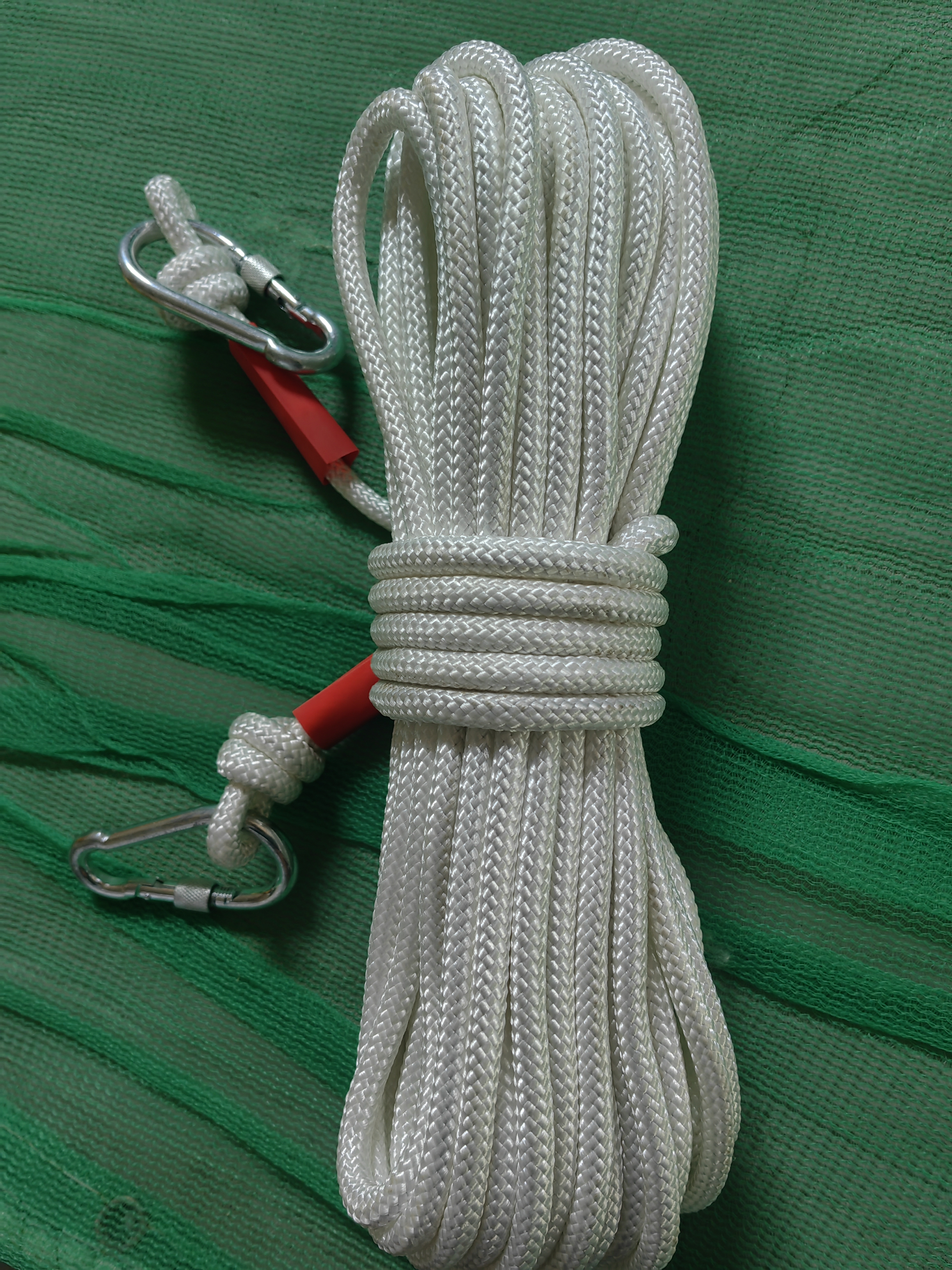 丰诺 逃生安全绳 钢丝芯 双钩 φ10mm*40M