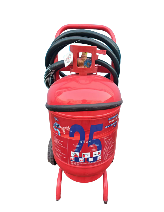 薪薪 MST/ABEF25 25KG 推车式水基灭火器 新国标