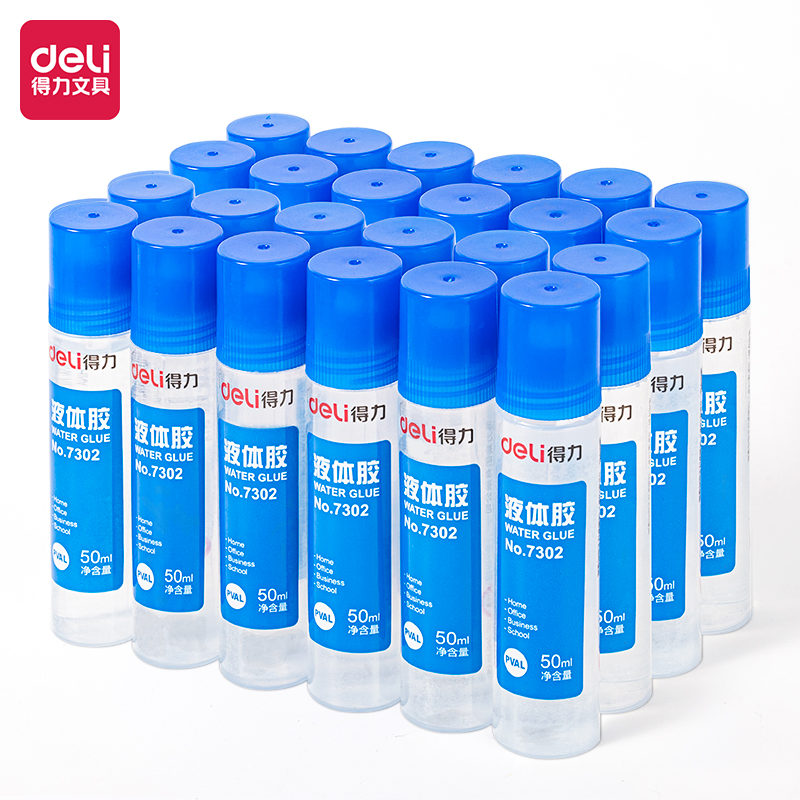 得力（DELI） 7302 液体胶 50ml (无色)(瓶)