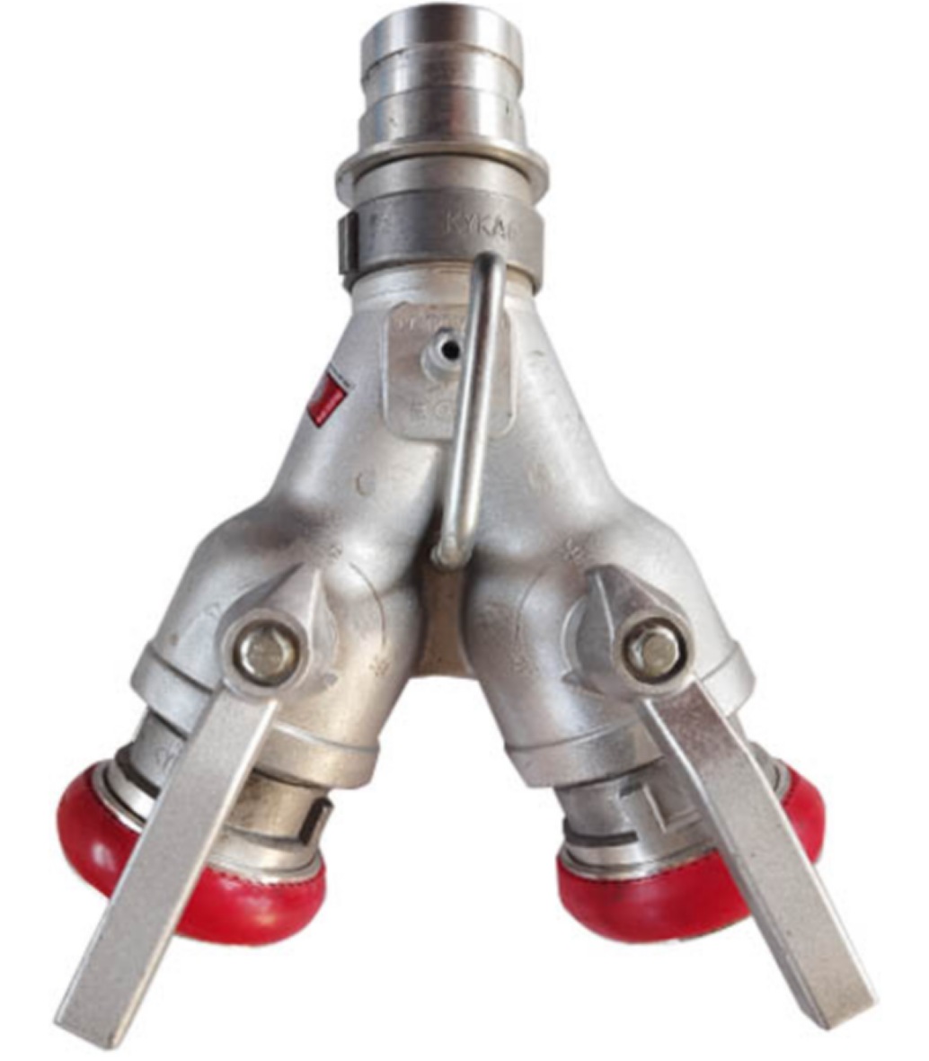 山河 消防二分分水器/FIII80/65*2-2.5mpa
