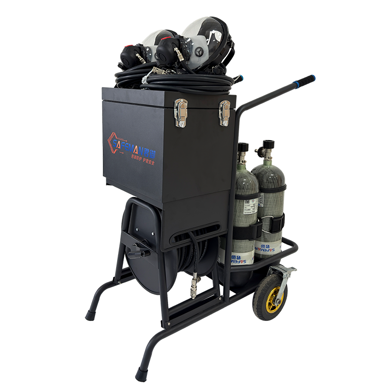 君御G1000 移动供气源车载式空气呼吸器小推车（6.8L 四瓶）