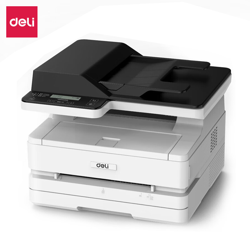 得力 ZYM28ADN A4黑白激光有线网络打印机复印扫描多功能一体机含输稿器 28页/分钟 自动双面打印