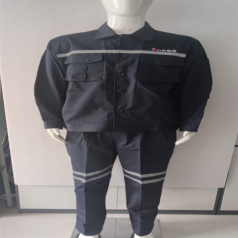 井下藏蓝阻燃防静电工作服