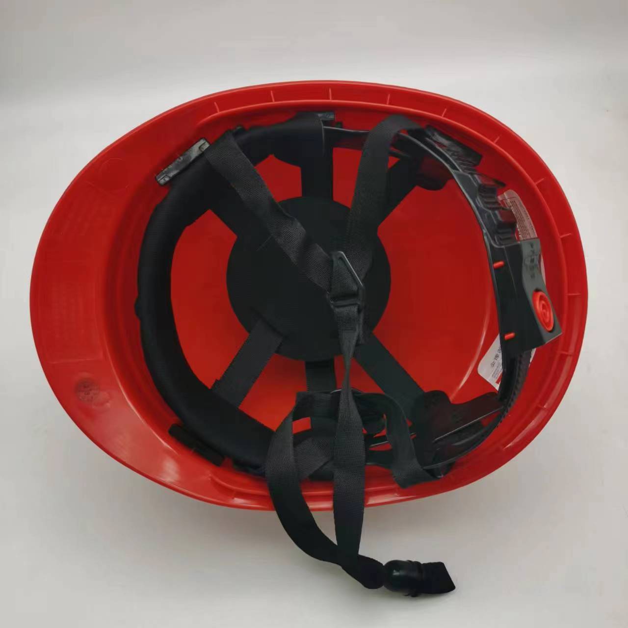 际华防护 101005 安全帽（一指键帽衬）侧向刚性-红色