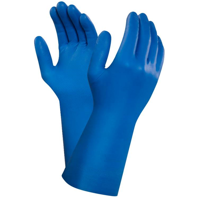 Ansell 安思尔 Alpha Tec 37-310 轻薄丁腈防化手套 蓝色