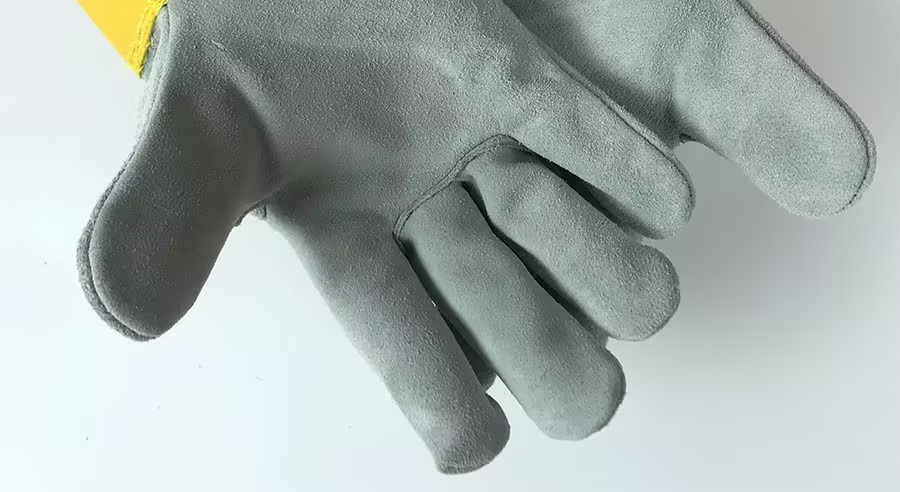 际华防护 508103 黄胶全皮手套-均码