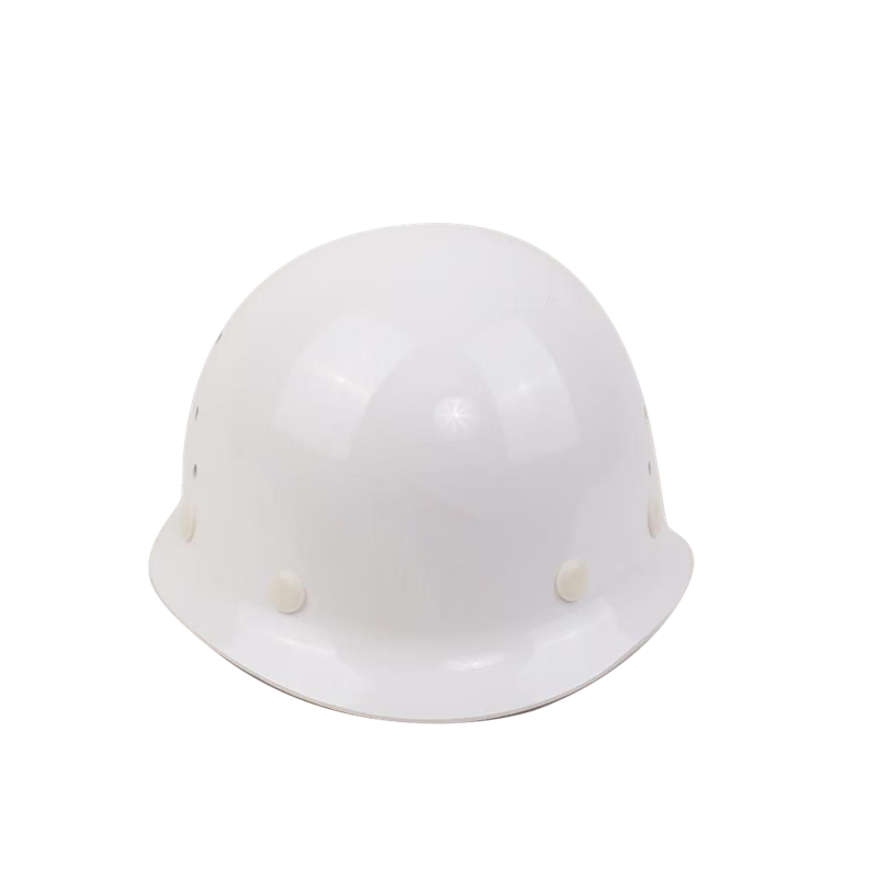 际华防护 101202盔式圆顶玻璃钢安全帽（旋钮帽衬）