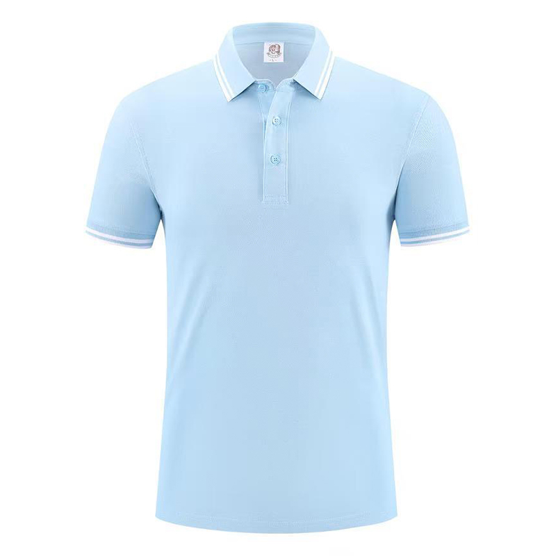 EV999 S-4XL 纯棉POLO衫 浅鱼水兰