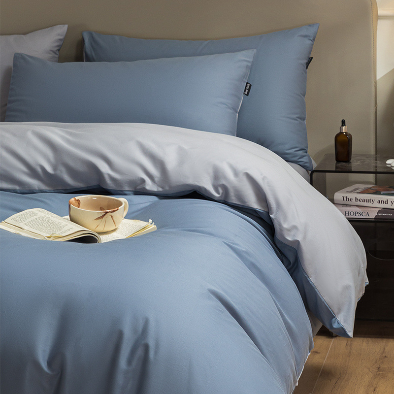 床上三件套100%纯棉（被套/床单/枕套）