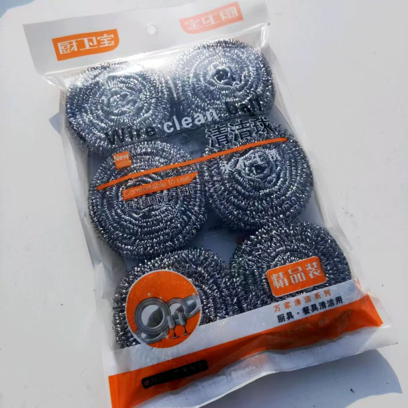 厨卫宝 钢丝球 （6只一袋）