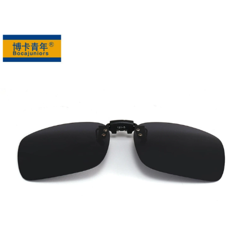 森邦 新款长方形偏光太阳镜 大框近视眼镜夹片