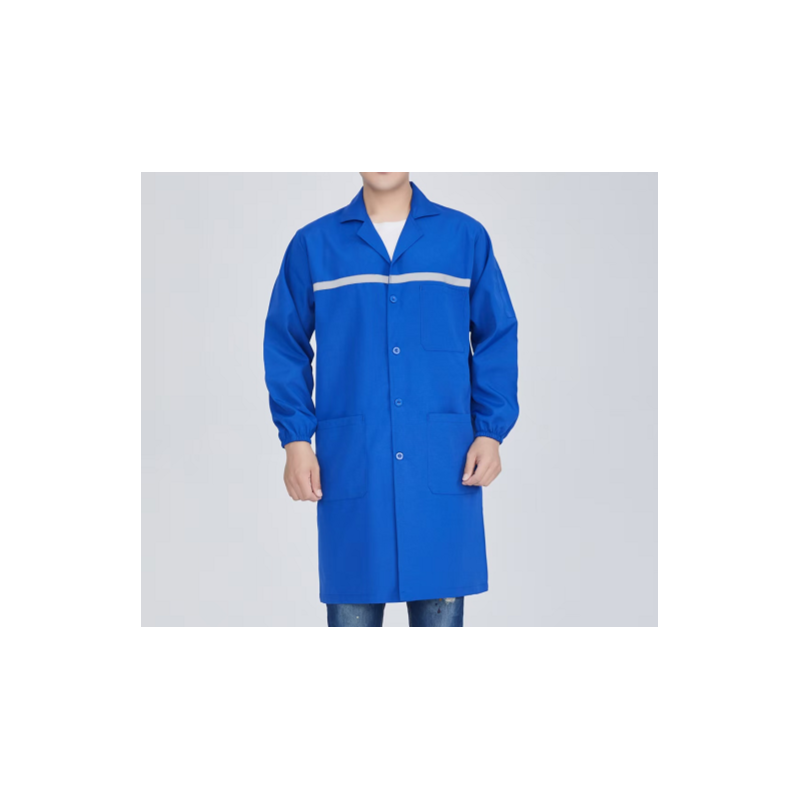 百劳汇 XY 夏季 平纹帆布大褂 蓝色款带反光条 