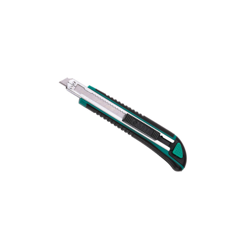 世达工具 93427 橡塑柄推钮美工刀13节9x80MM