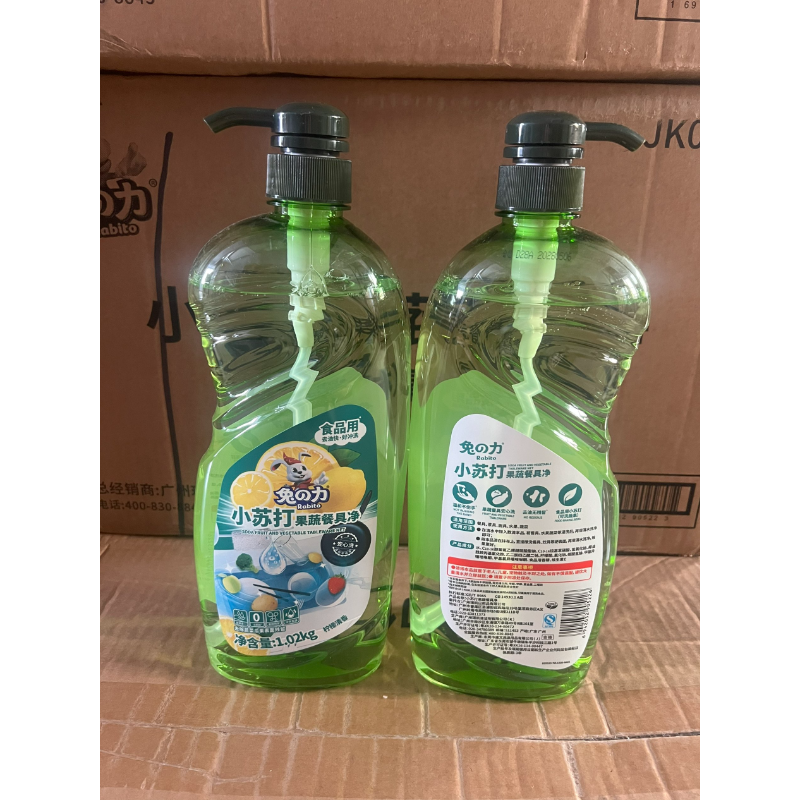 兔之力 小苏打果蔬 餐具净（柠檬清香)